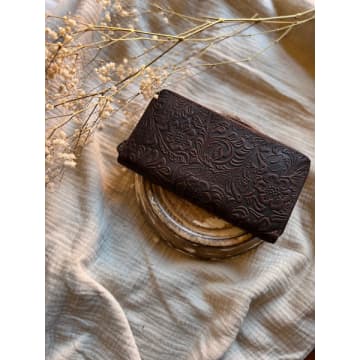 Collardmanson Zipped Purse / Wallet In Brown