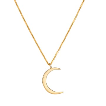 Shop Posh Totty Designs Gold Plated Crescent Moon Necklace