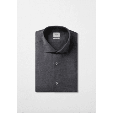 Traiano Milano Grey French Collar Shirt