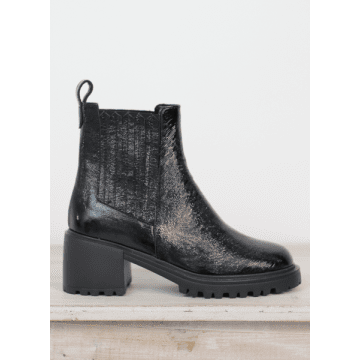 Donna Lei Naplak Boot Black Patent