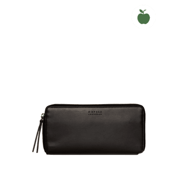 O My Bag Sonny Black Apple Leather Wallet