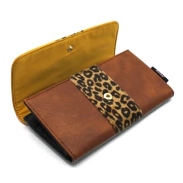 House Of Disaster Leopard Animal Print Wallet