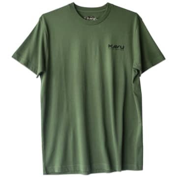 Kavu Klear Above Etch Art T-shirt In Green