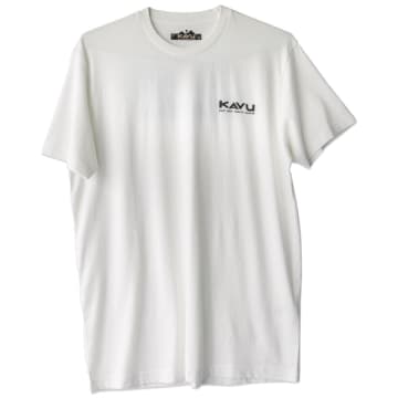 Kavu Klear Above Etch Art T-shirt In White