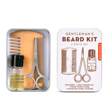 Kikkerland Design Gentleman's Beard Tin