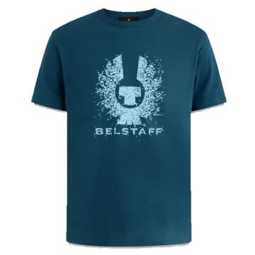 Shop Belstaff Pix Tee Legion Blue