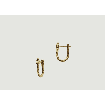 Anni Lu Golden Rope Earrings