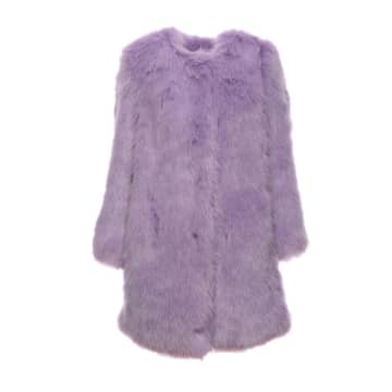 Shop Alabama Muse Coat For Woman M802fo B0072 Lilac