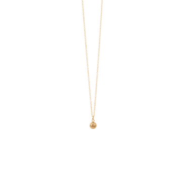 Ellen Beekmans Gold Short Ball Pendant Necklace