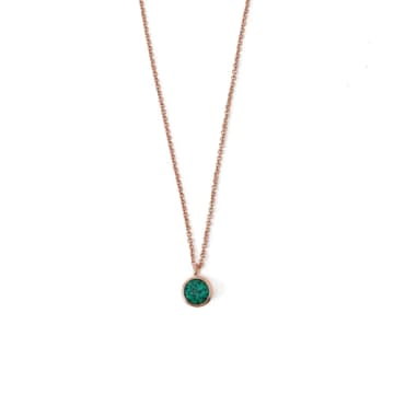 Orelia Emerald Swarovski Crystal Necklace