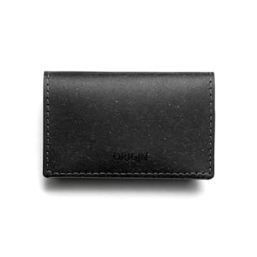 Maison Origin Card Holder With 2 Compartments In Black