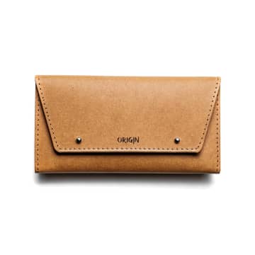 Maison Origin Recycled Leather Wallet In Black
