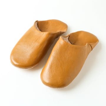 Bohemia Moroccan Leather Babouche Slippers