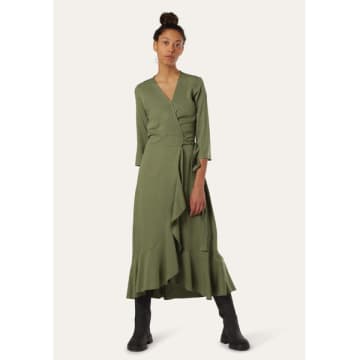 Shop American Dreams Wrap Dress | Army Green