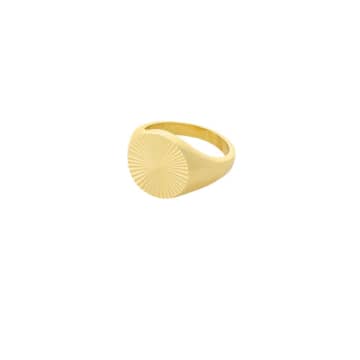 Pernille Corydon Ocean Star Signet Ring In Gold