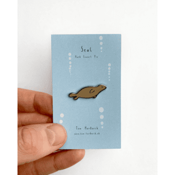Tom Hardwick Seal Enamel Pin Badge