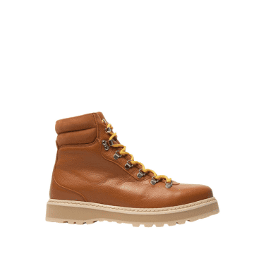 Mono Hiking Boots In Grained Leather Brown From