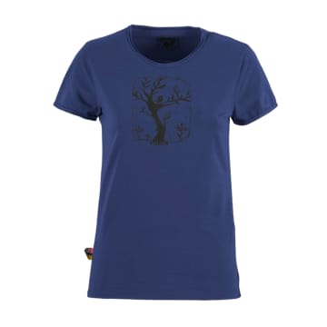 E9 T-shirt Birdy Donna Vintage Blue