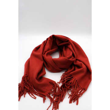 Hollogram Scarf In Red