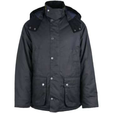 Barbour Winter Bedale® Wax Navy Jacket In Blue