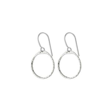 One & Eight Silver Annecy Earrings In Metallic