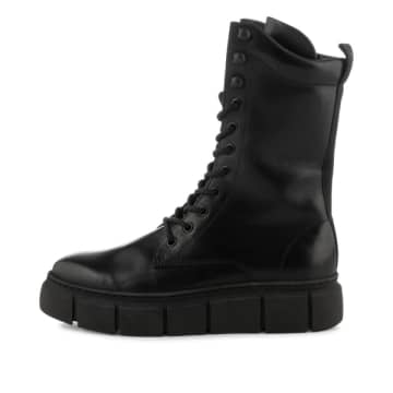 Anorak Shoe The Bear Tove Lace Up Military Boots Black Leather