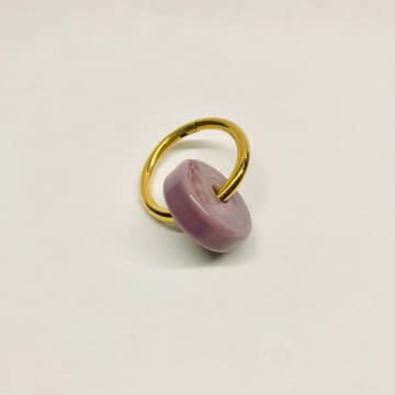 Mapi Jewelry Pac Man Earring Color Purple