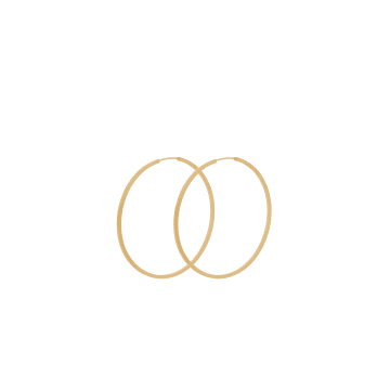 Pernille Corydon 5 Cm Gold Orbit Hoops