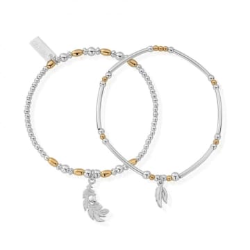 Chlobo Strength And Courage Set Of 2 Bracelets