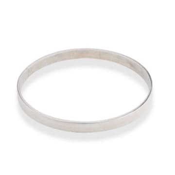 Window Dressing The Soul Wdts 925 Silver Bangle In Metallic