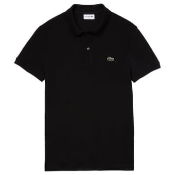 Lacoste Short Sleeved Slim Fit Polo Ph4012 In Black