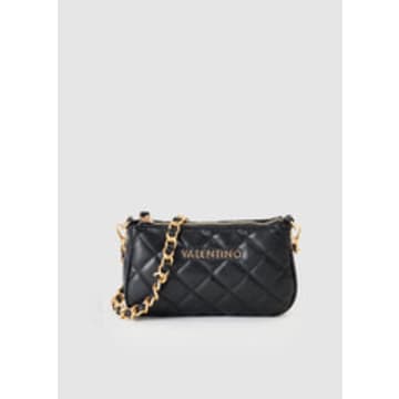 Valentino Bags Ocarina quilted shoulder bag in black