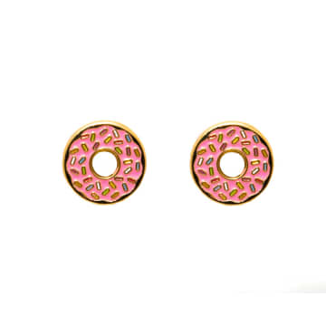 Acorn & Will Doughnut Enamel Earrings