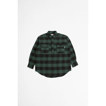 Battenwear Lumber Jack Pullover Green/black