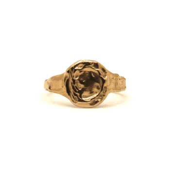 Hannah Bourn Puddle Ring In Metallic