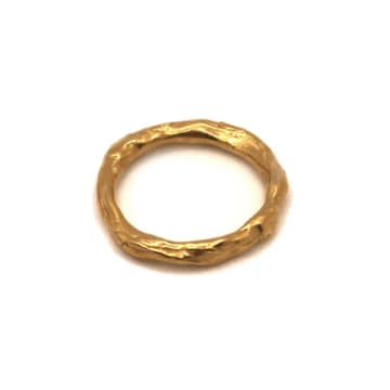 Hannah Bourn Ripple Ring In Gold