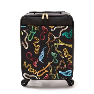 Seletti Wears Toiletpaper Snakes Faux-leather Suitcase