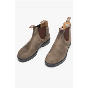 Shop Blundstone Rustic Brown Leather Boots