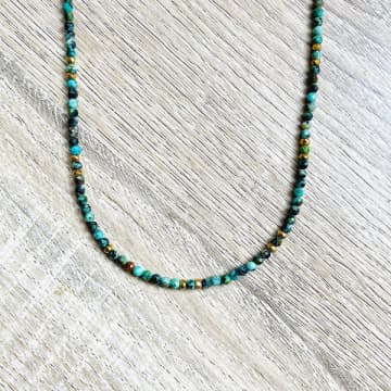Ysie Green African Turquoise Romy Necklace