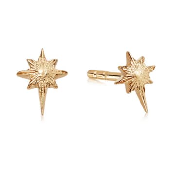Daisy London Super Star Stud Earrings In Metallic