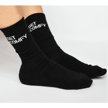 Soxygen Get Comfy Classic Socks In Jet/slate/frost