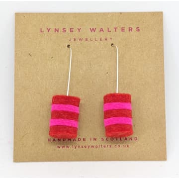 Lynsey Walters Copy Of Ombre Earrings In Pink