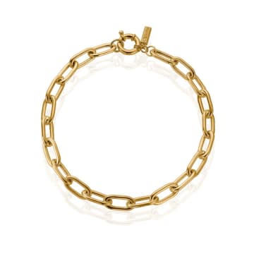 Chlobo Couture Chunky Line Necklace In Gold