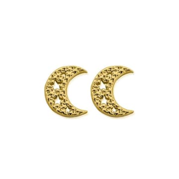 Chlobo Starry Mood Stud Earrings In Gold
