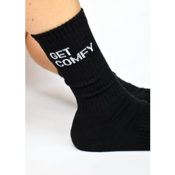 Soxygen Socks 'get Comfy' Socks In Black
