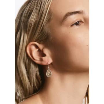 Anna Beck Classic Teardrop Earrings In Gold