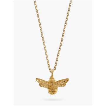 Estella Bartlett Cz Bee Charm Pendant Necklace With Sparkle Wings
