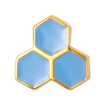 Lulu Copenhagen Honey Large 1pcs Earring In Blue