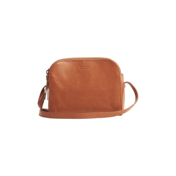 Shop O My Bag Emily Cognac Stromboli Leather Bag