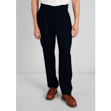 L'exception Paris Double-pleated Trousers In Woolen Cloth